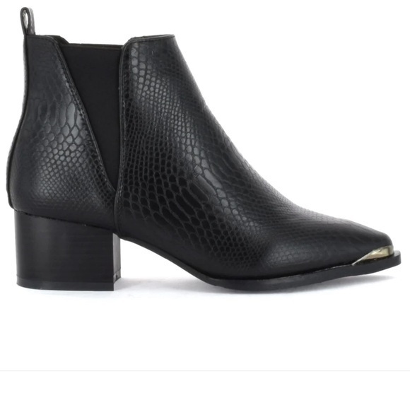 NWT Seven7 Madison Python Pointed Booties - 6 - Picture 1 of 16